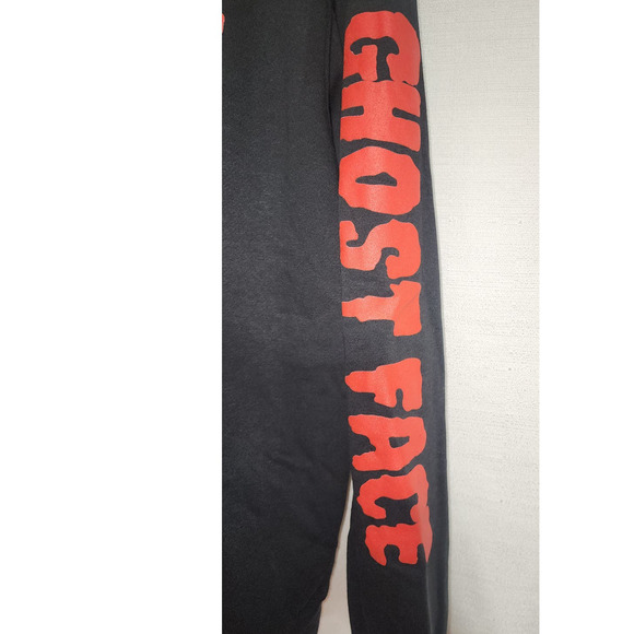 ghost face black sweatshirt men size medium - Picture 3 of 6